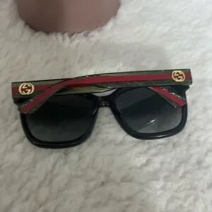 Gucci | Accessories | Gucci Square Sunglasses Gg034sn 002  display picture 3